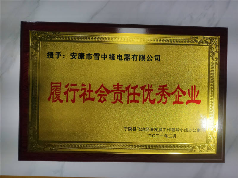 “履行社會責(zé)任*企業(yè)”榮譽